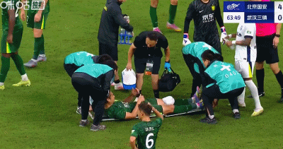 跟队记者:张玉宁经测试问题不大,归队后会做进一步检查